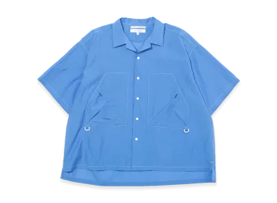 F/CE. Light Weight Open Collar Shirt "Blue"