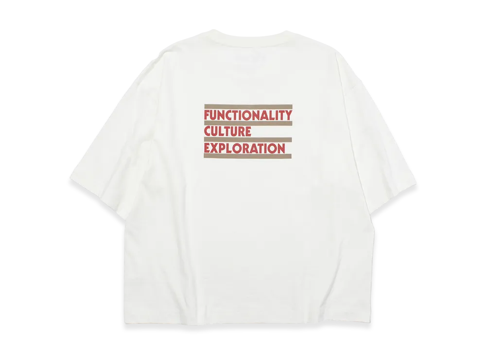 F/CE. Recycle Fce Back Print Tee "Charcoal"