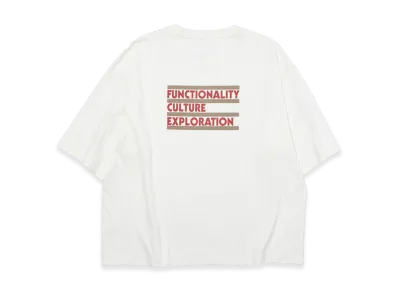F/CE. Recycle Fce Back Print Tee "Charcoal"