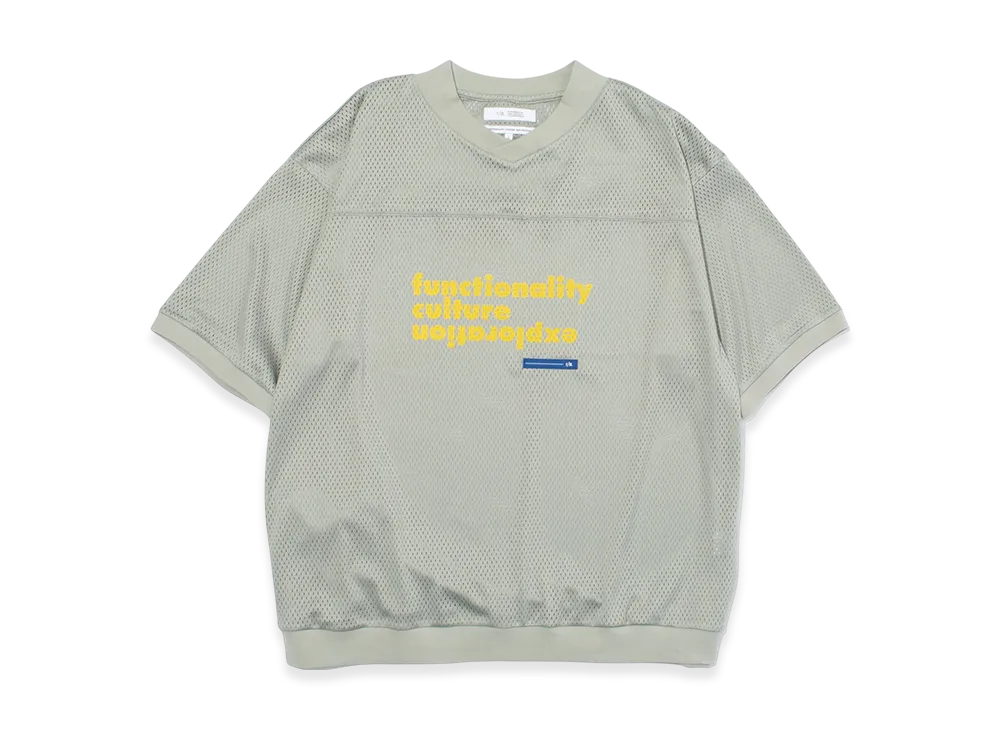 F/CE. Mesh Fce Print Tee "Gray"
