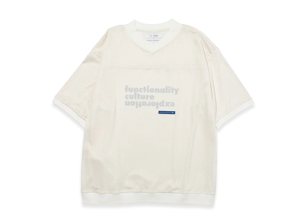 F/CE. Mesh Fce Print Tee "White"
