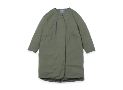 F/CE. x Nanga FT New Collarless Long Coat "Olive"