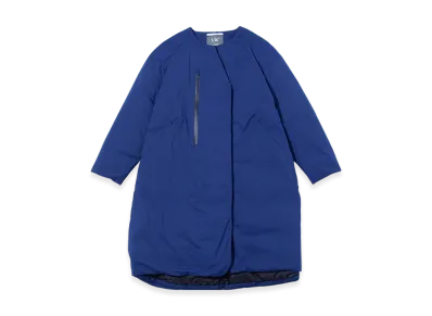 F/CE. x Nanga FT New Collarless Long Coat "Blue"