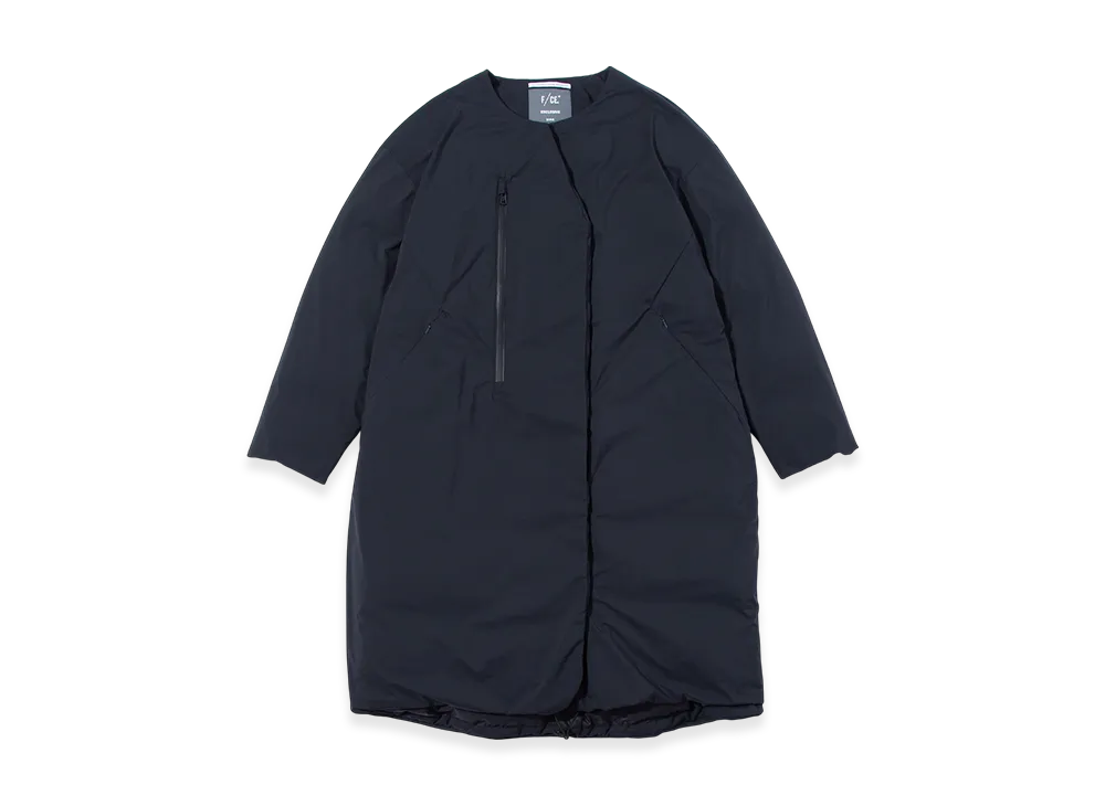 F/CE. x Nanga FT New Collarless Long Coat "Black"