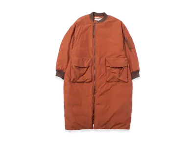 F/CE. Recycled Down MA-1 Long Coat "Brick"