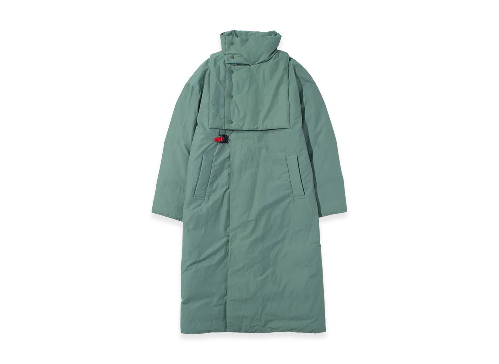 F/CE. Recycled Down 2Way Stand Coat "Foliage Green"