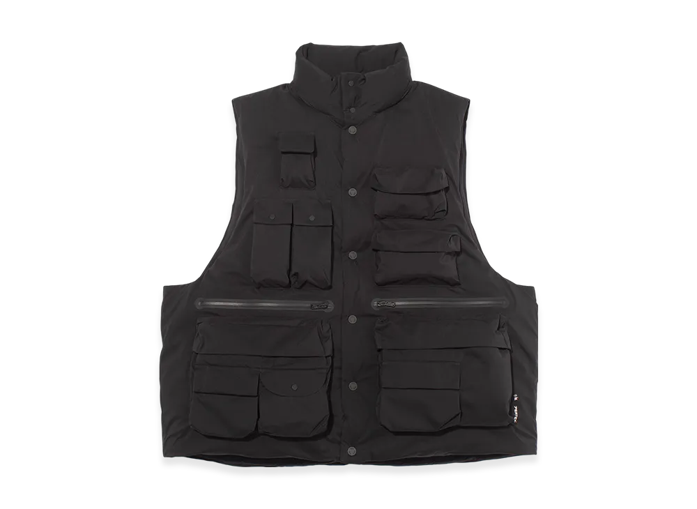 エフシーイー パーテックス ウォータープルーフ ダウン ベスト "ブラック"