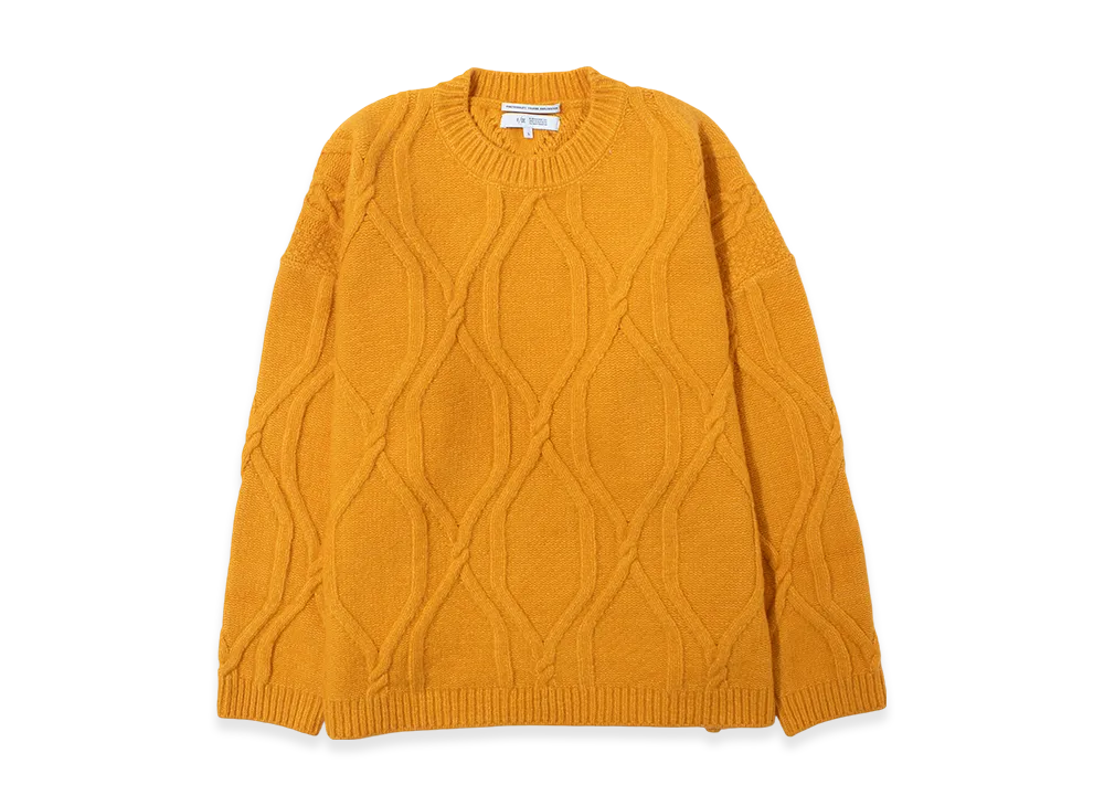 F/CE. Cable Strech Knit P/O "Yellow"