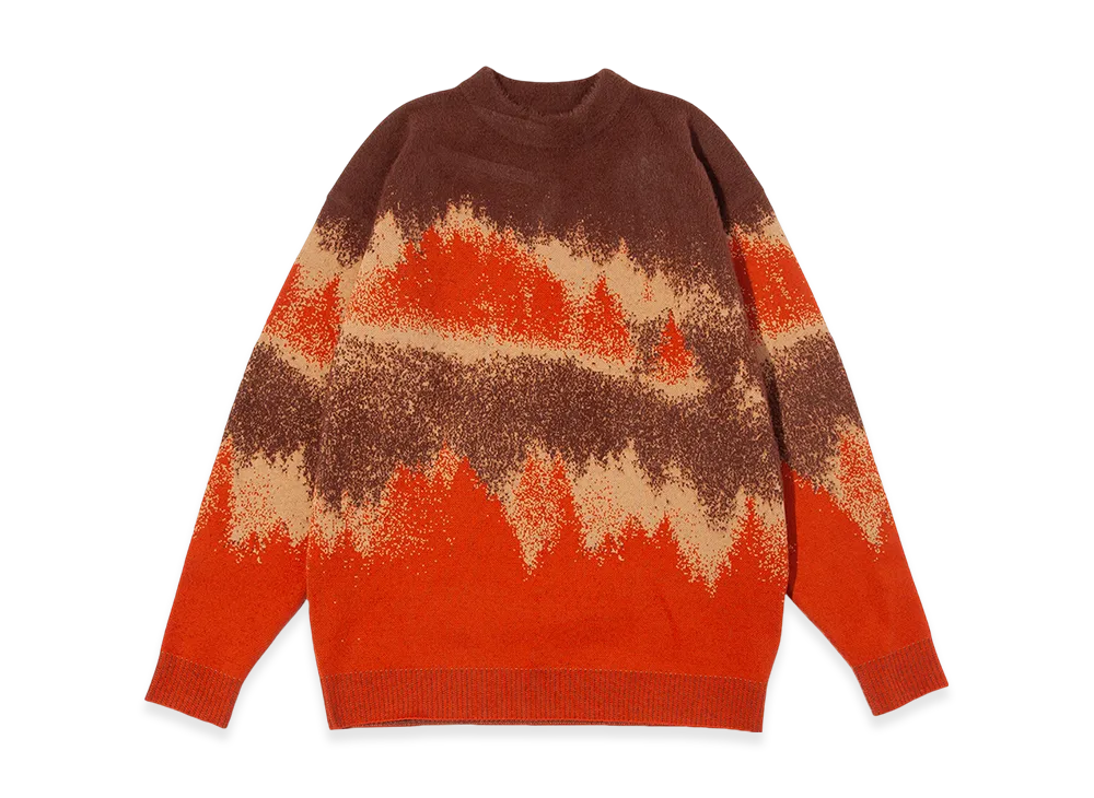 F/CE. Misty Landscape Knit "Orange"