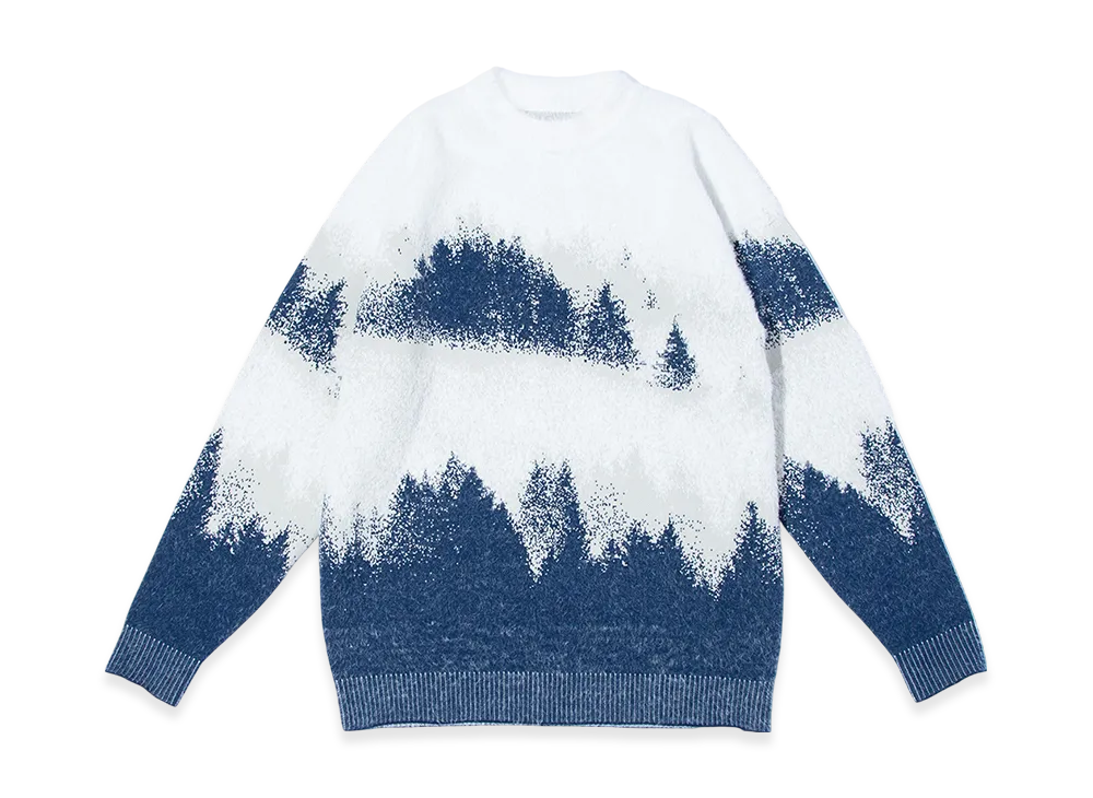F/CE. Misty Landscape Knit "White"