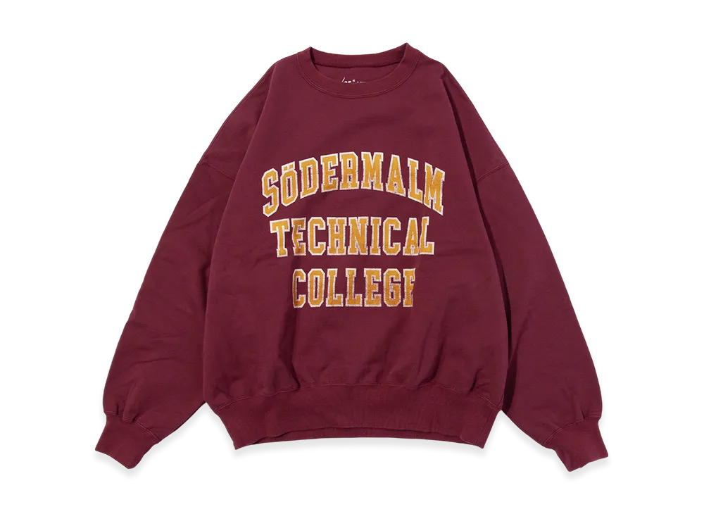 F/CE. RE Sweat College Crew "Wine"