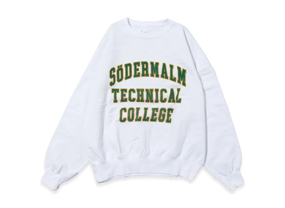 F/CE. RE Sweat College Crew "White"