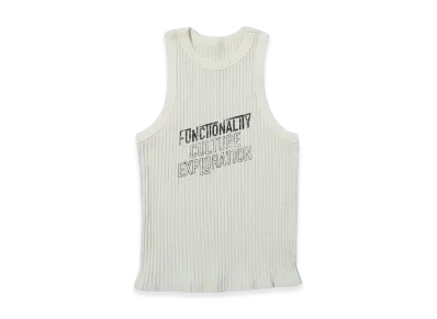 F/CE. Vintage Wide Rib Tank Top "Beige"