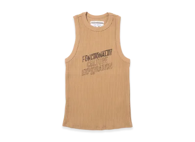 F/CE. Vintage Wide Rib Tank Top "Ivory"