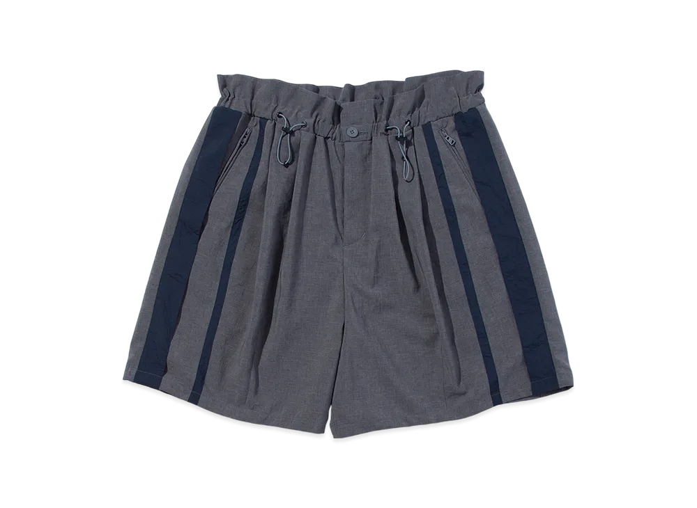 F/CE. Wide Pleats Shorts "Gray"