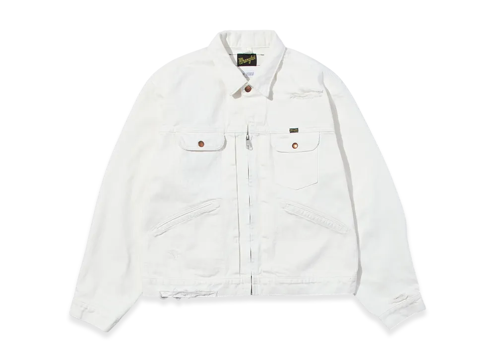 F/CE. Wrangler Rebuilding White Denim JK "White"