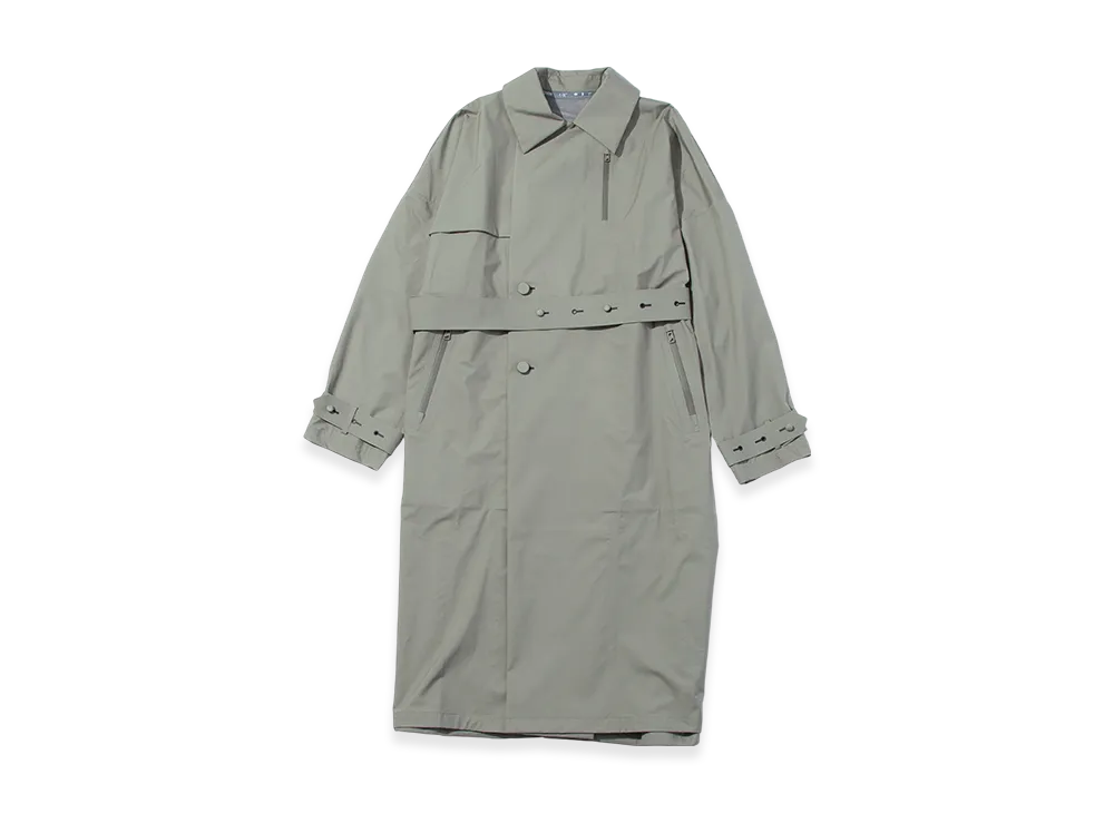 F/CE. Pertex Waterproof Technical Trench Coat "Sage Green"