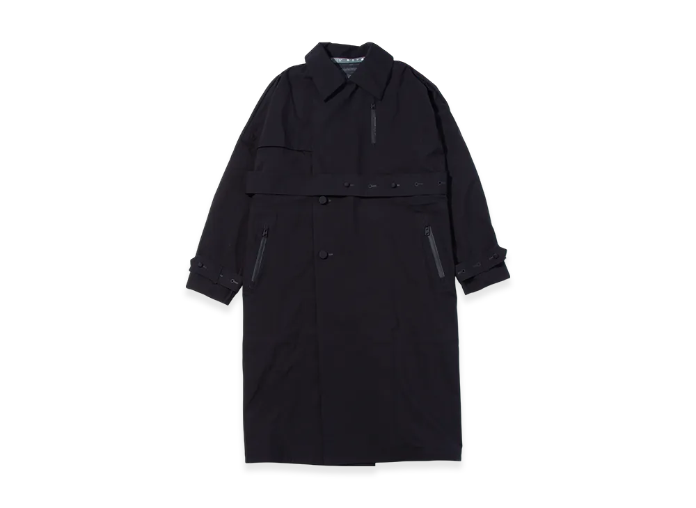 F/CE. Pertex Waterproof Technical Trench Coat "Black"