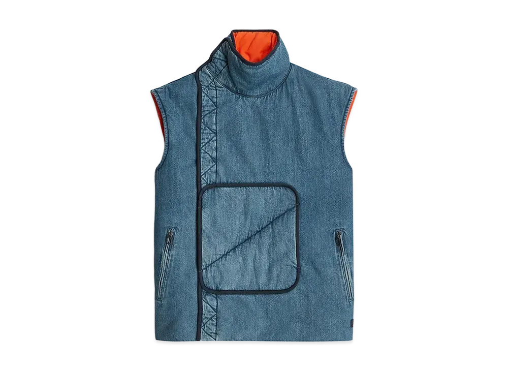 FACETASM x G-STAR Diver Padded Vest "Denim"