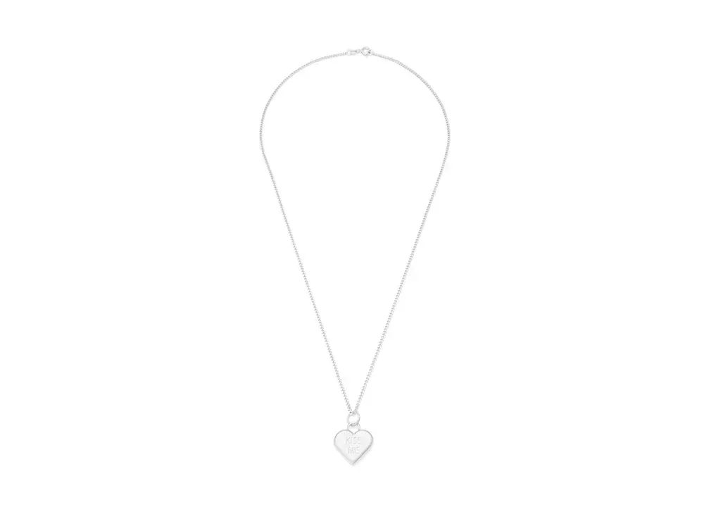 FACETASM x Vibe Harslof Kiss Me Necklace "Silver"