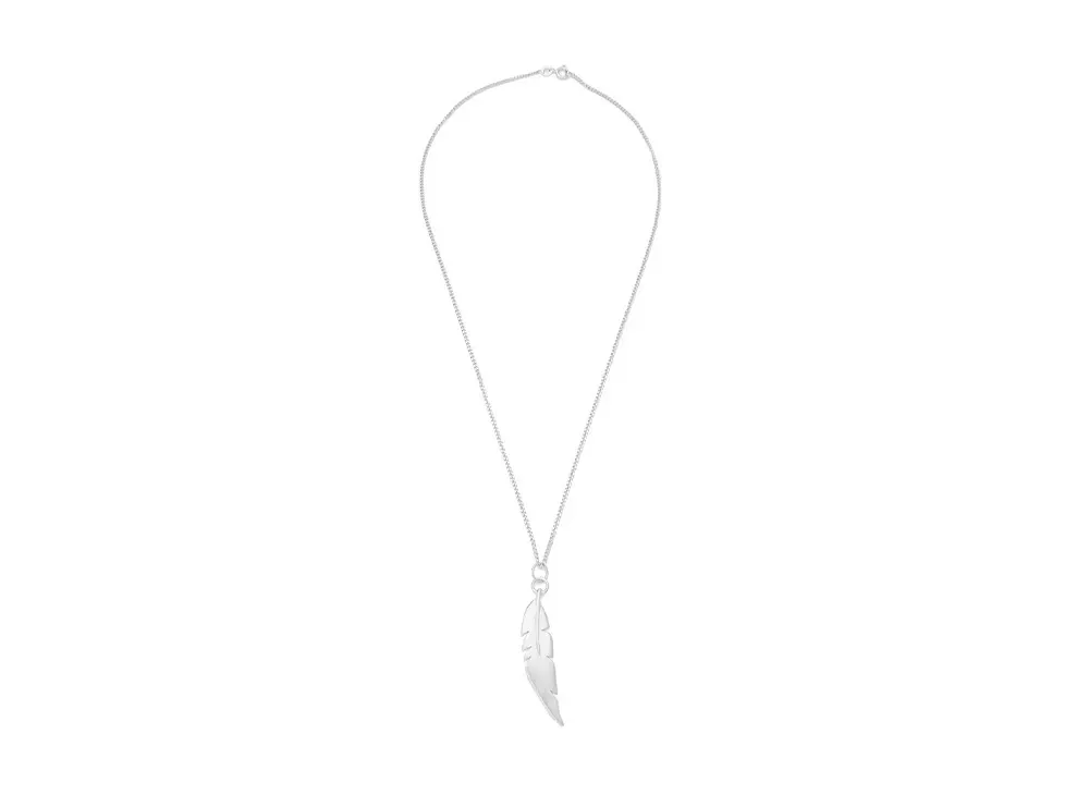 FACETASM x Vibe Harslof Feather Necklace "Silver"