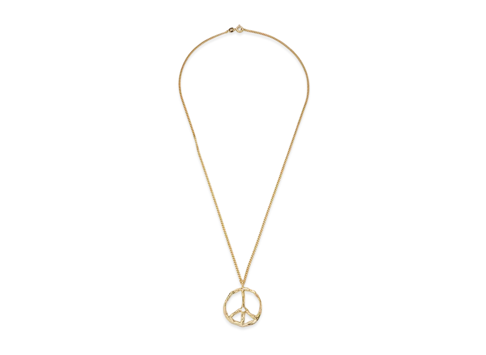 FACETASM x Vibe Harslof Peace Necklace "Gold"