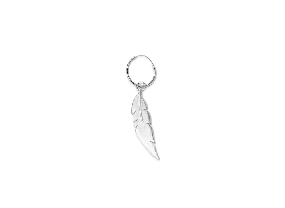 FACETASM x Vibe Harslof Feather Earring "Silver"