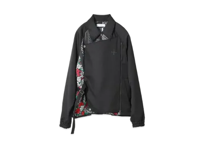 FACETASM x CS case study Double Breasted Jersey Coach Jacket "Black"