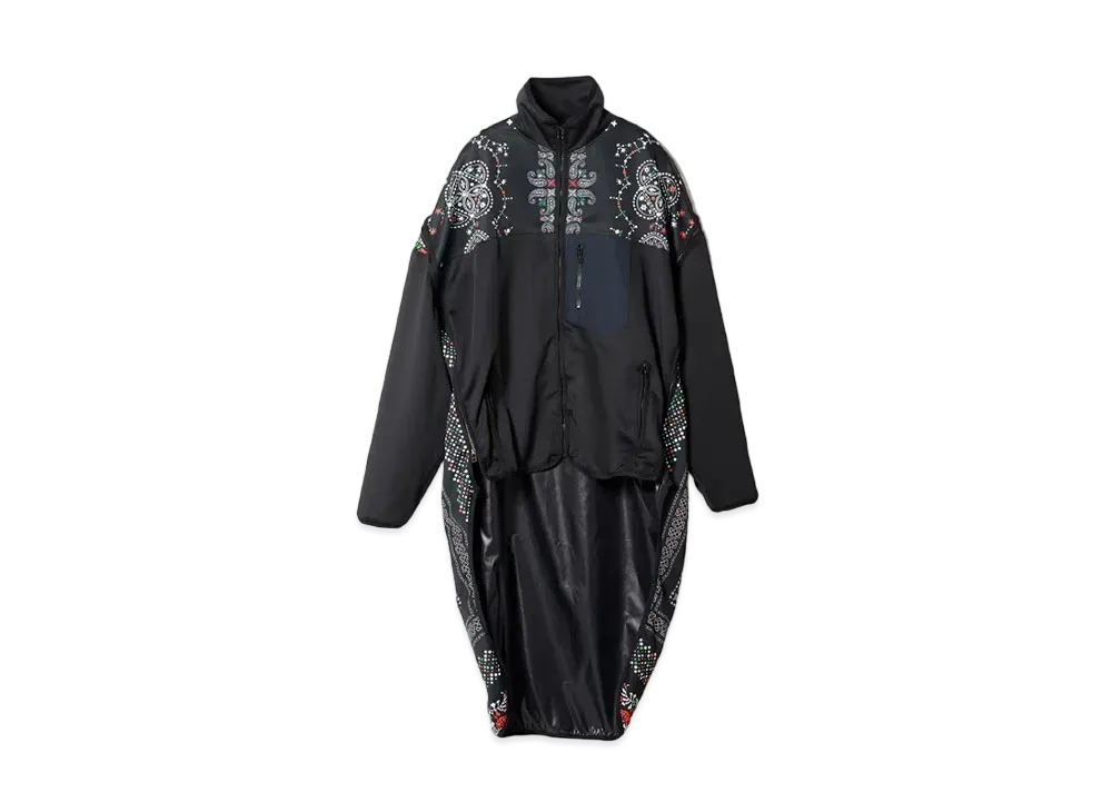 FACETASM x CS case study High-Low Zipper Jersey Jacket "Black"