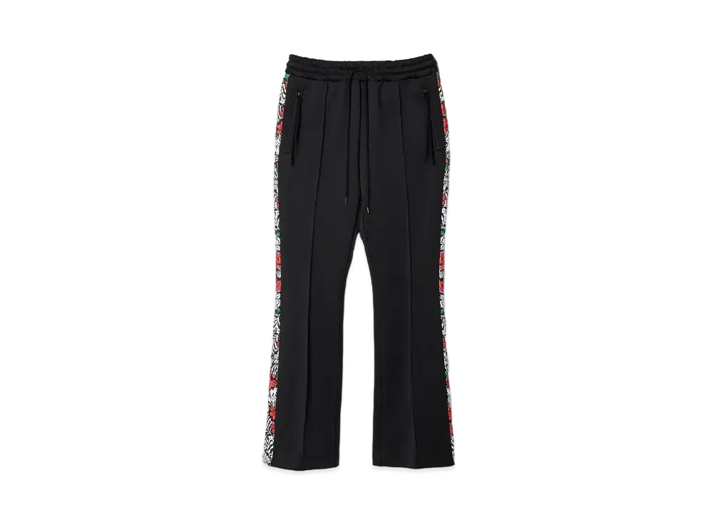 FACETASM x CS case study Flared Jersey Pants "Black"