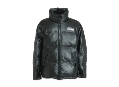 FIRST DOWN RAMNAPPA LEATHER DOWN JACKET "Black"