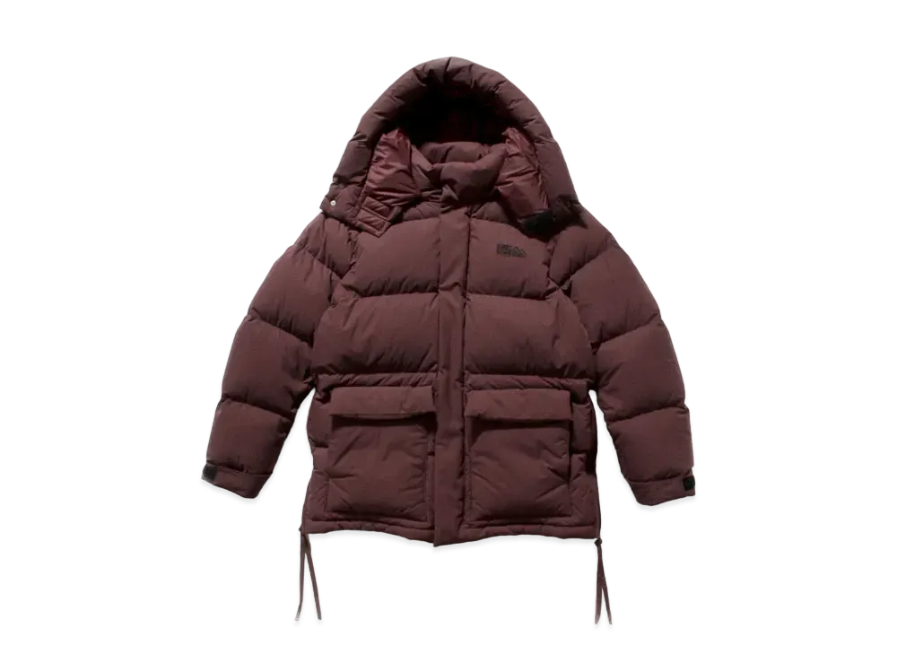 ファーストダウン テイジン ストレッチ ダウン レトロ ジャケット "ビター ブラウン"