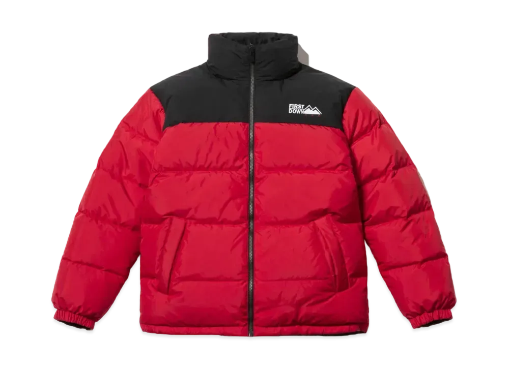 FIRST DOWN REVERSIBLE DOWN JACKET "Red/Black"