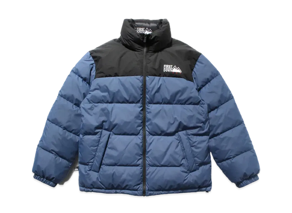 First Down Reversible Down Jacket "Fade Blue/Black"