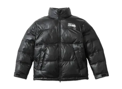 FIRST DOWN LEATHER DOWN JACKET "Black"