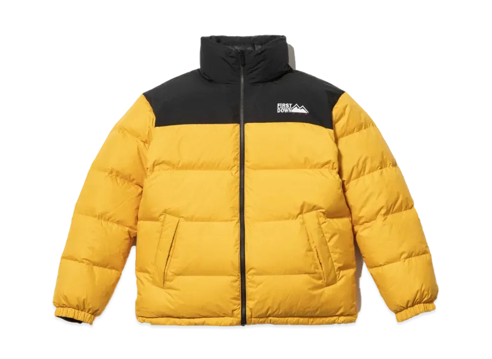 FIRST DOWN REVERSIBLE DOWN JACKET "Yellow/Black"