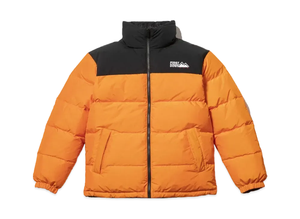 FIRST DOWN REVERSIBLE DOWN JACKET "Orange/Black"