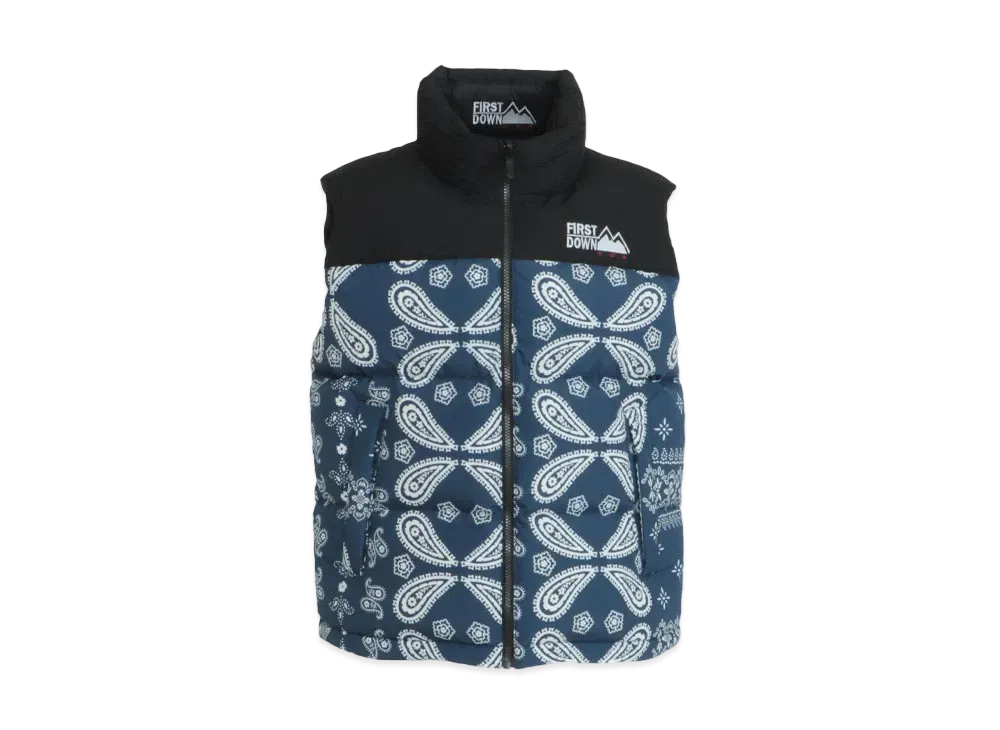 FIRST DOWN BUBBLE DOWN VEST "Bandana"