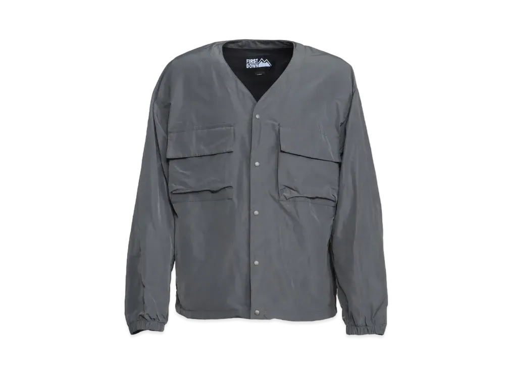 FIRST DOWN MEMORY CARDIGAN "Charcoal Gray"