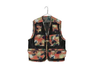 FIRST DOWN PATTERNED FISHING VEST "Penki Paint"