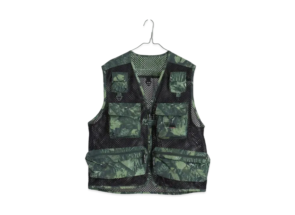 FIRST DOWN PATTERNED FISHING VEST "Tree Camo"