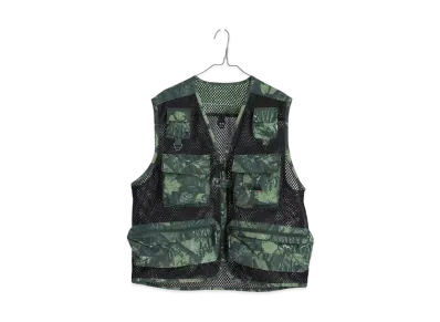 FIRST DOWN PATTERNED FISHING VEST "Tree Camo"