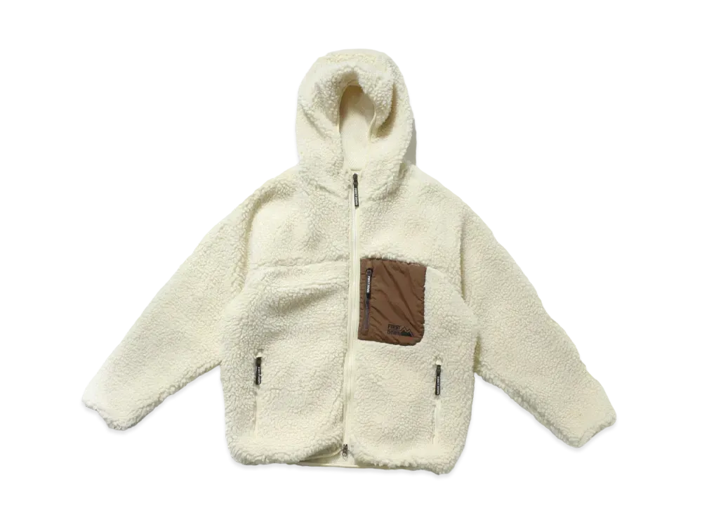 FIRST DOWN TUMBLING BOA HOODIE "Off White"