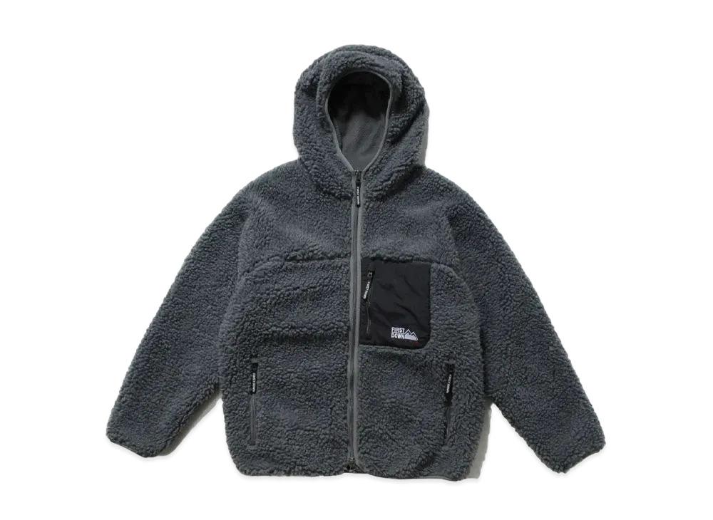 FIRST DOWN TUMBLING BOA HOODIE "Charcoal Gray"