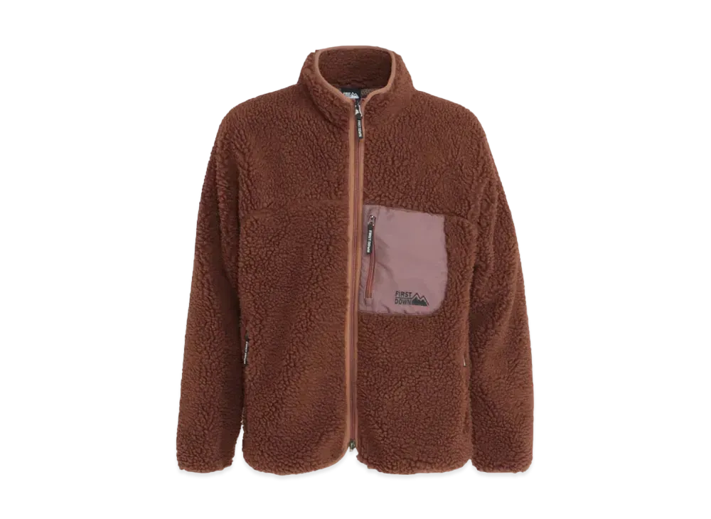 FIRST DOWN TUMBLING BOA BLOUSON "Ginger Biscuit"