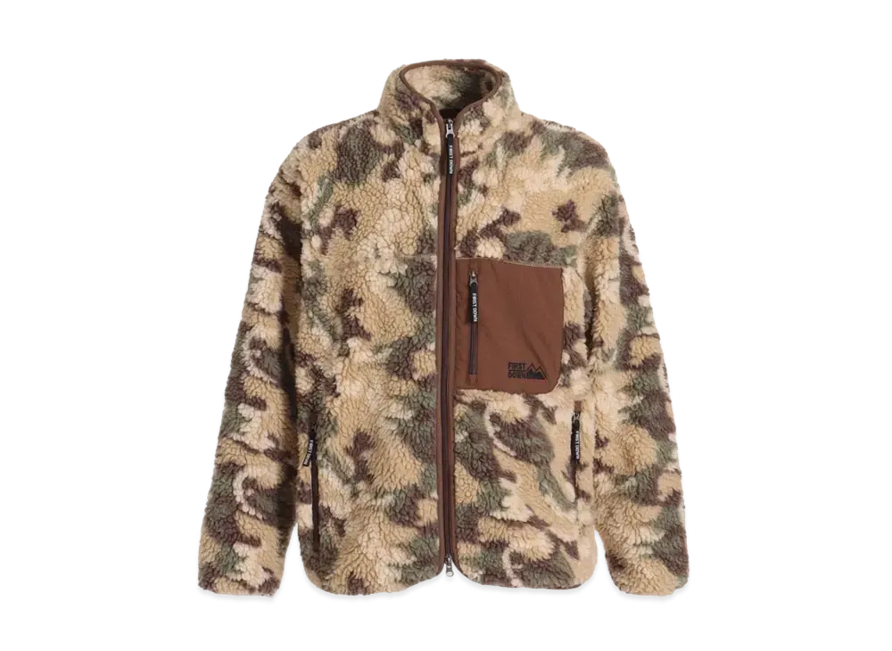 FIRST DOWN TUMBLING BOA BLOUSON "Camouflage"