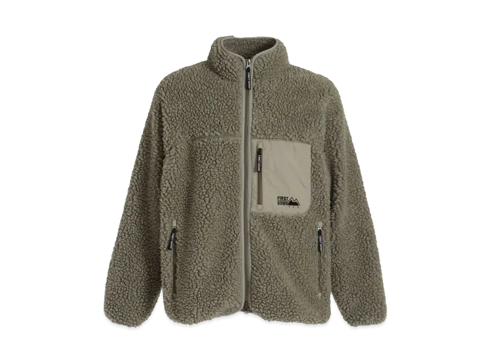 FIRST DOWN TUMBLING BOA BLOUSON "Light Khaki"