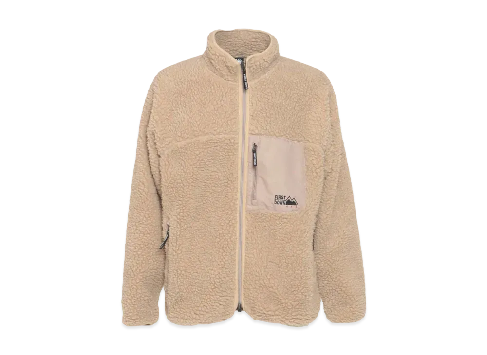 FIRST DOWN TUMBLING BOA BLOUSON "Skin Camel"
