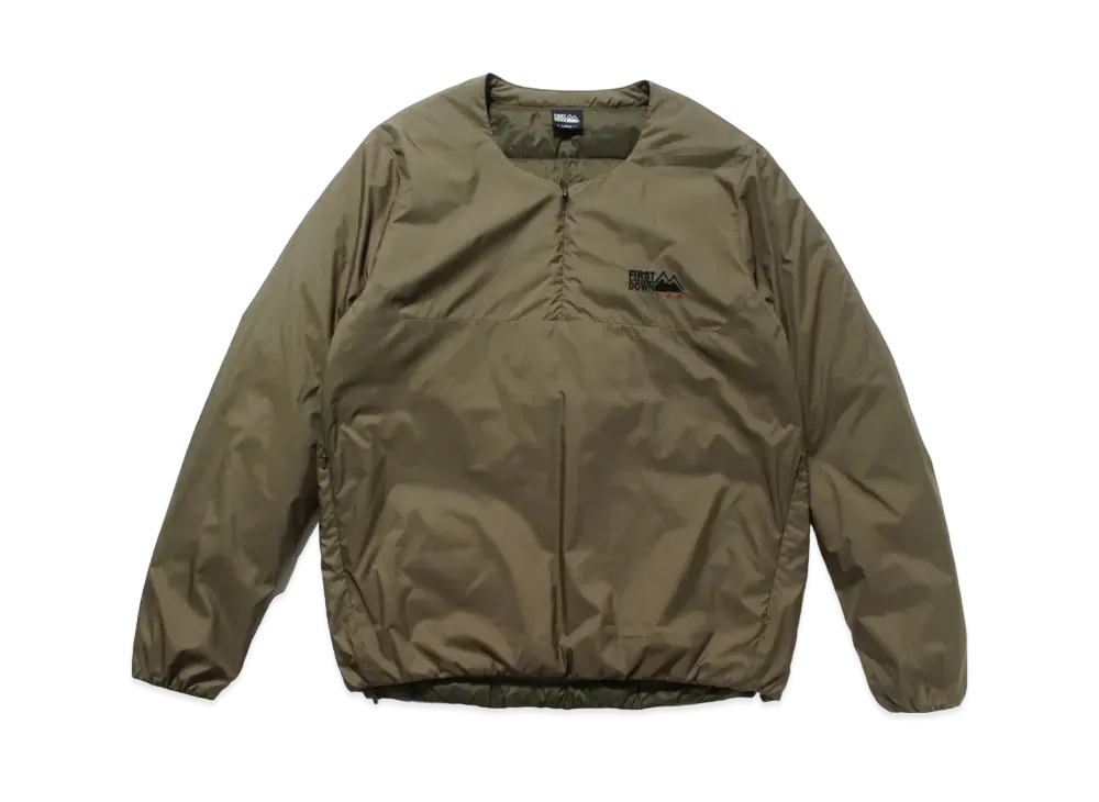 FIRST DOWN INNER DOWN PULLOVER "Olive"