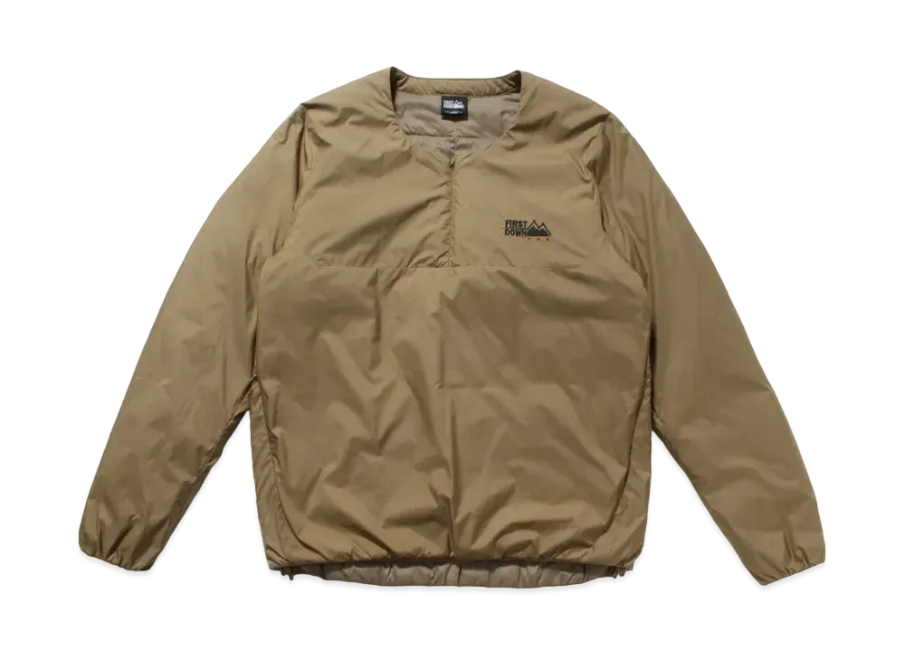 FIRST DOWN INNER DOWN PULLOVER "Coyote"